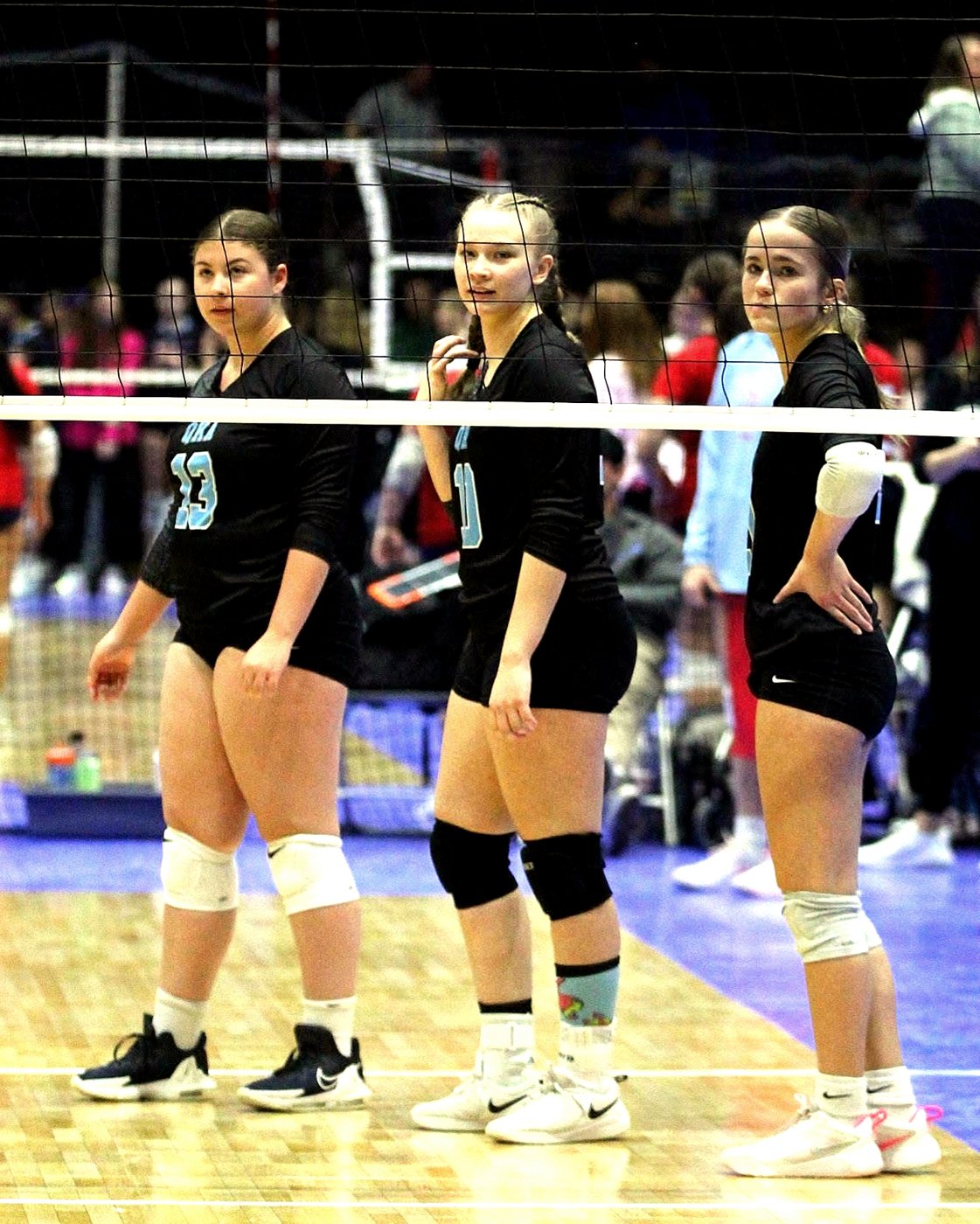 18U player blocking